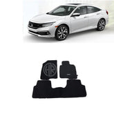 Honda Civic 2016-2021 Carpet Floor Mats in Black Luxury Anti Slip Car Mats